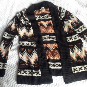 Aztec Print Cardigan